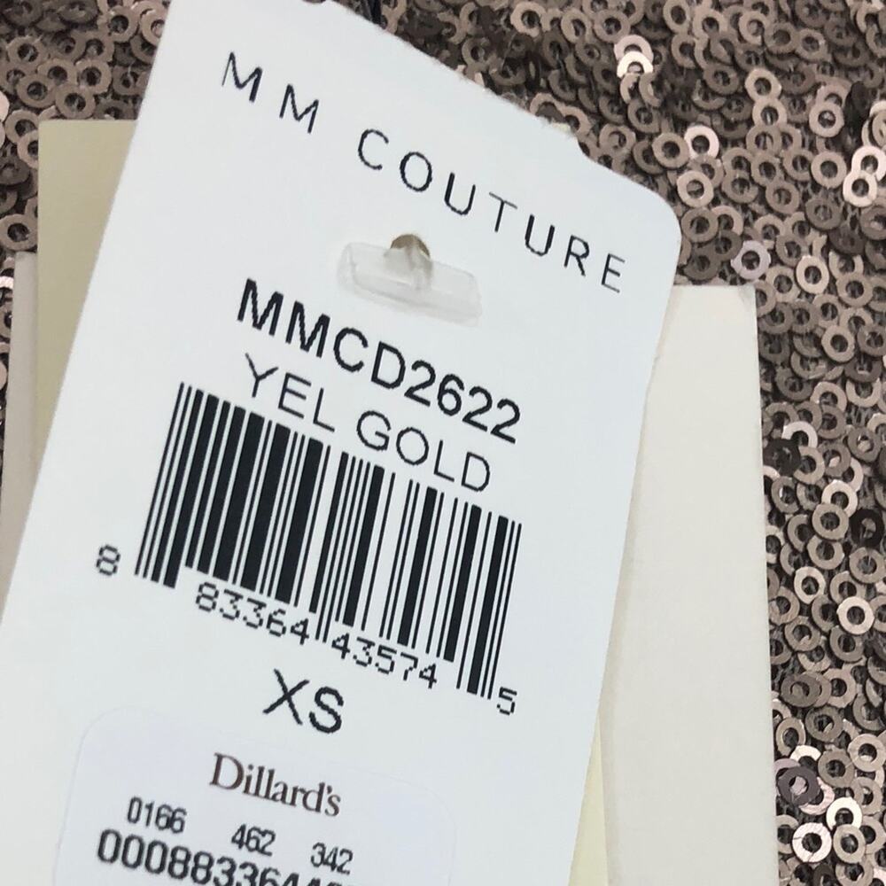 0087 NEW Women's Gold Mini Sequin Sexy Dress - Picture 4 of 8